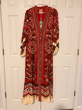 FARM Rio | Dresses | New Farm Rio Dark Green Guipure Lace Long Sleeve Maxi  Dress Tuckernuck | Poshmark